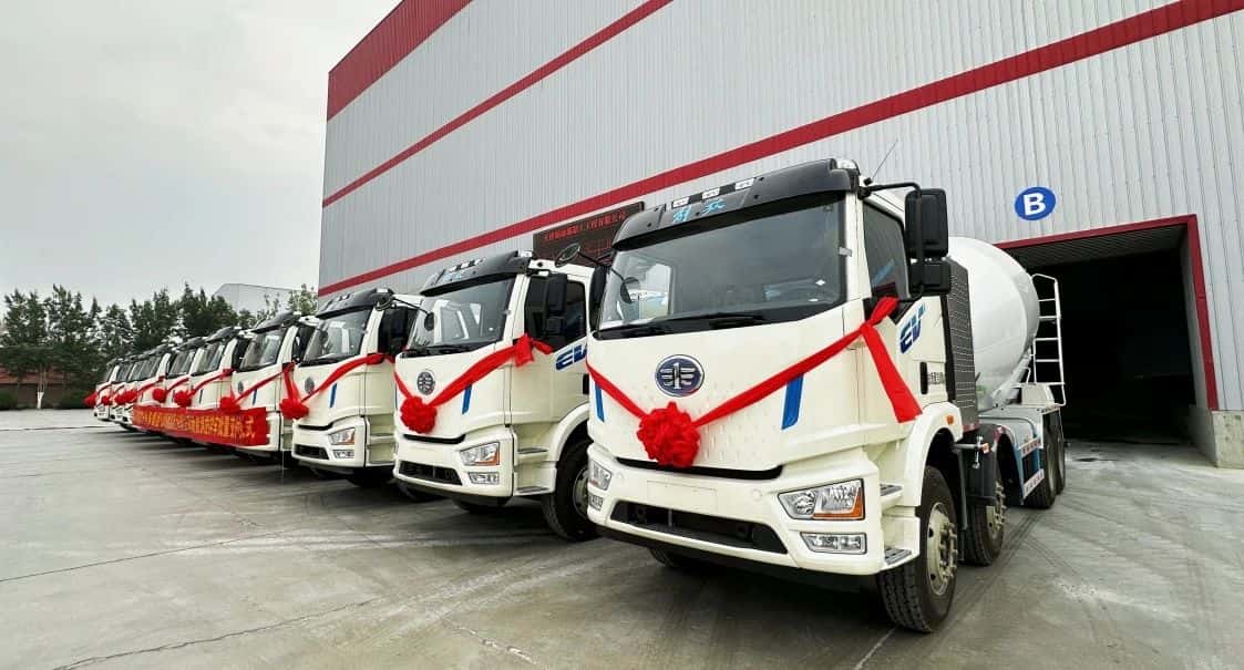 實力見證！中集車輛攪拌車再獲大客戶批量復購
