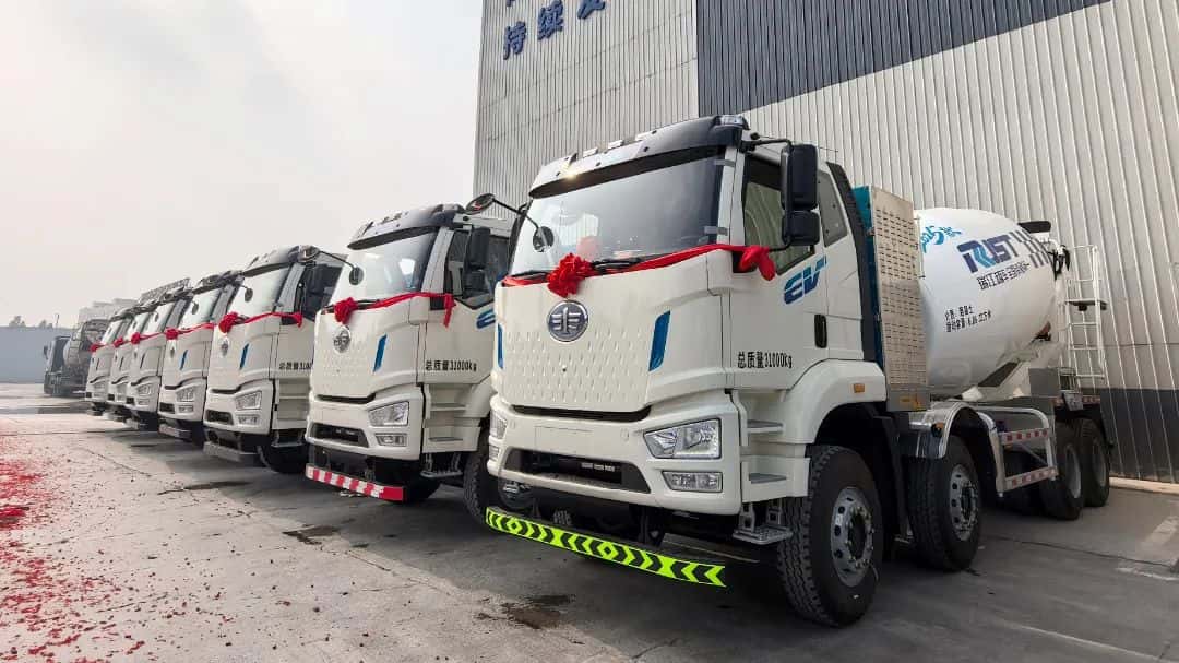 復(fù)購(gòu)見證實(shí)力！中集車輛新能源攪拌車再赴中原熱土